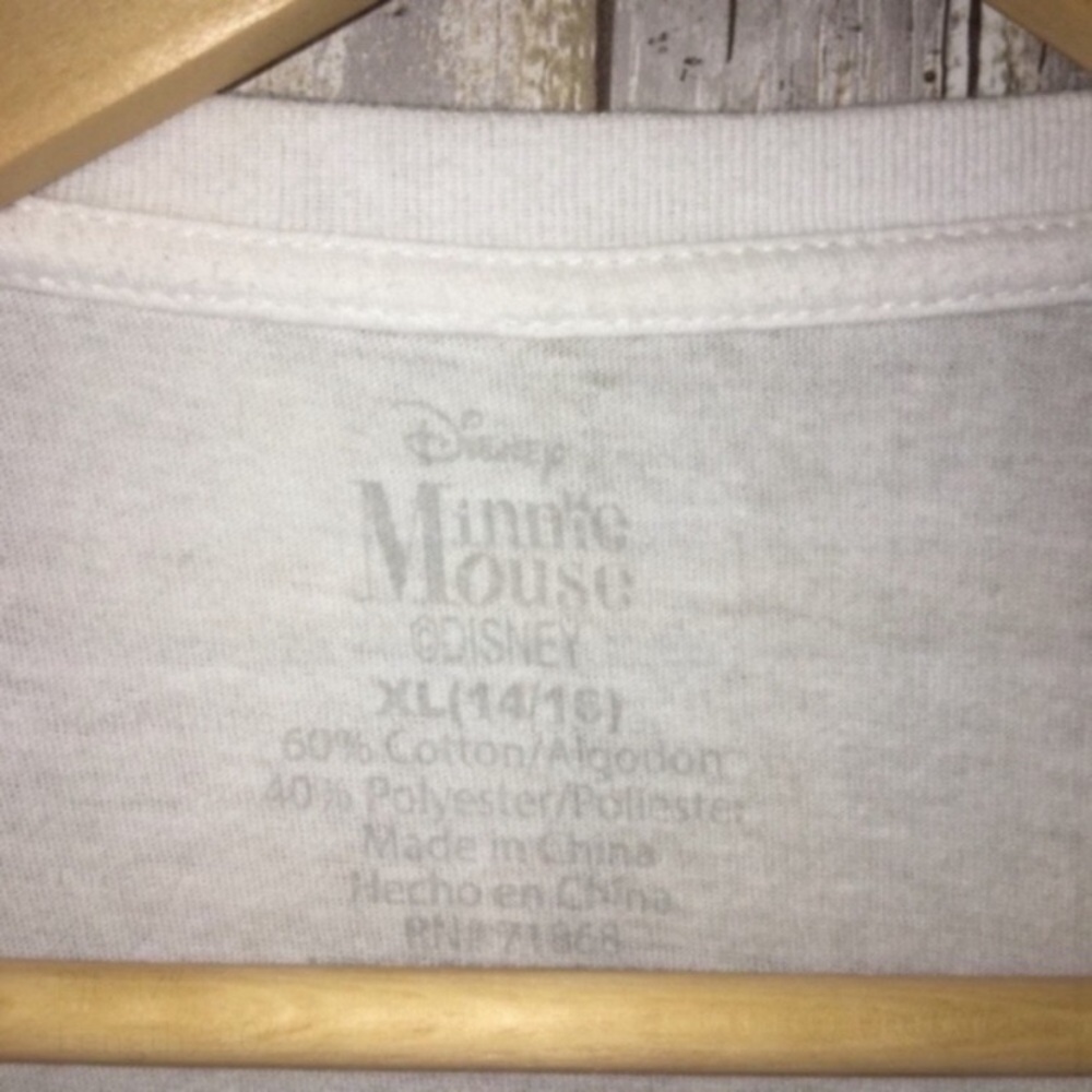 Kids Minnie Mouse Glitter Tee - Picture 4 of 4